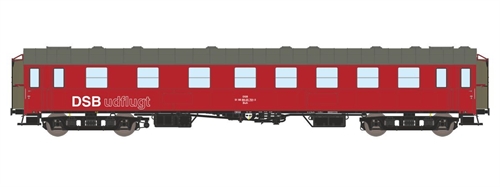 Dekas 876186 DSB Buh 51 86 89-25 701-3 Ausflugswagen, ca. 1973-77, NEU KOMMT 2025