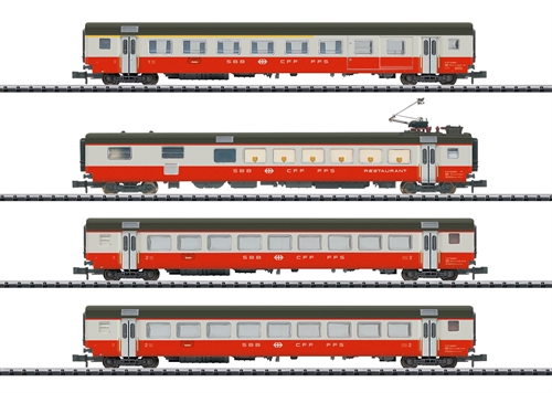 Minitrix 18720 Schnellzugwagen-Set „Swiss Express“, Teil 1