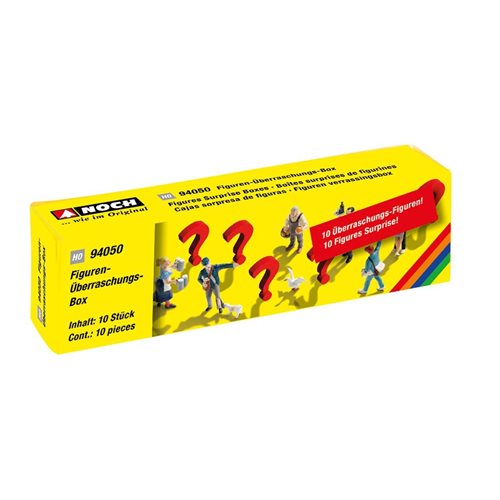 Noch 94050 Figuren-Überraschungsbox, 10 Figuren, H0