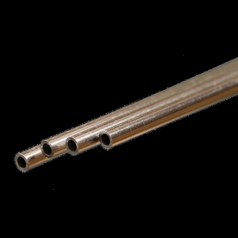 K&S Metal 9802 Aluminiumrohr, 4 Stück, 3 mm x 0,45 mm x 300 mm