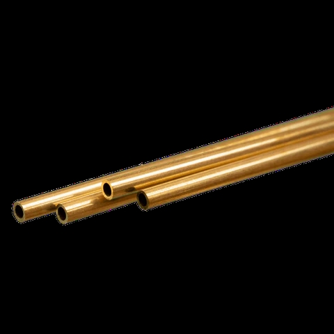 K&S Metal 9821 Messingrohr, 3 mm x 0,45 mm x 300 mm, 4 Stück