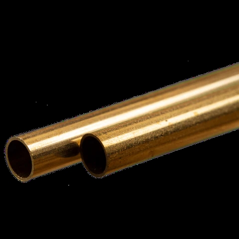 K&S Metal 9825 Messingrohr 7 mm x 0,45 mm x 300 mm, 2 Stück