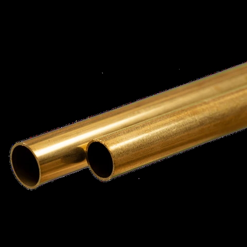 K&S Metal 9826 Messingrohr 8 mm x 0,45 mm x 300 mm, 2 Stück