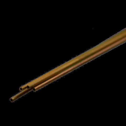 K&S Metal 9830 Messingrohr 1 mm x 0,225 mm x 300 mm, 4 Stück