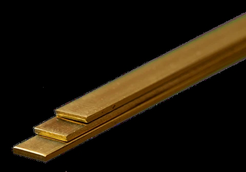 K&S Metal 9840 Messingstreifen, 0,5 mm x 6 mm x 300 mm, 3 Stück
