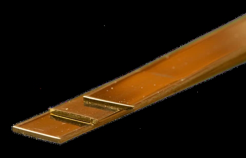 K&S Metal 9841 Messingstreifen, 0,5 mm x 12 mm x 300 mm, 3 Stück