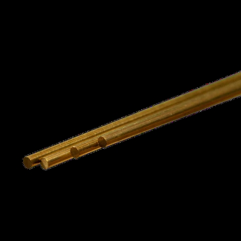 K&S Metal 9864 Messingprofil 2,5 mm x 300 mm, 4 Stück
