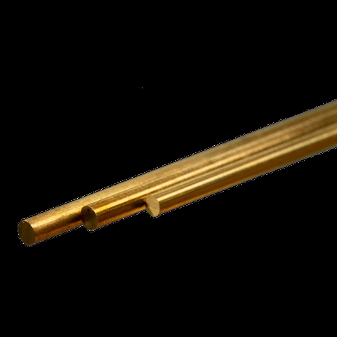 K&S Metal 9866 Messingprofil 3,5 mm x 300 mm, 3 Stück.