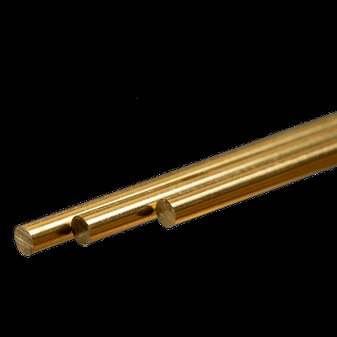 K&S Metal 9867 Messingprofil 4 mm x 300 mm, 3 Stück