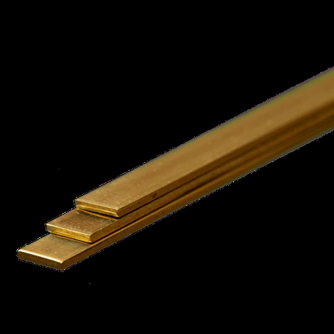 K&S Metal 9843 Messingstreifen, 1 mm x 6 mm x 300 mm, 3 Stück