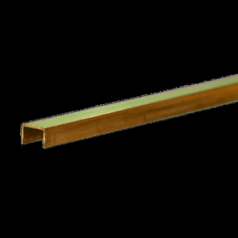 K&S Metal 9886 Messing-U-Profil 4,76 mm x 3,17 mm x 300 mm, 1 Stück.