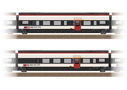 Trix 23283 Ergänzungswagen-Set 3 zum RABe 501 Giruno 