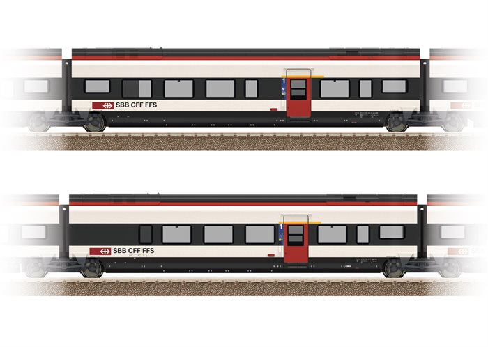 Trix 23283 Ergänzungswagen-Set 3 zum RABe 501 Giruno 