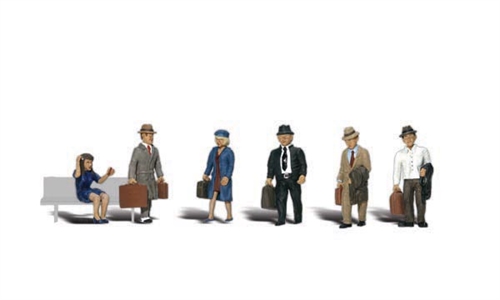 Woodland Scenics A1840 Traveller, sechs Personen, H0
