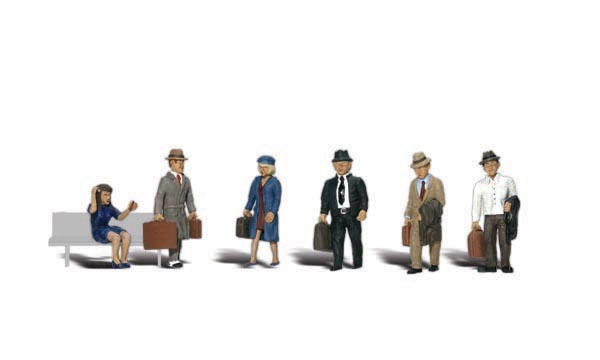 Woodland Scenics A1840 Traveller, sechs Personen, H0