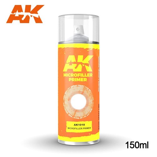 AK Interactive 1018 MICROFILLER PRIMER SPRAY, 150ml