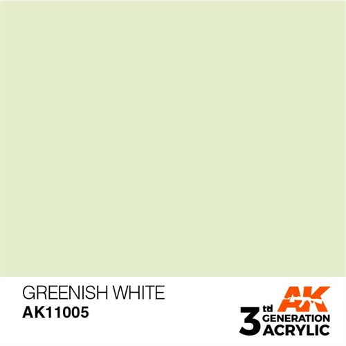 AK11005  Acrylfarbe, 17 ml, grünlichweiß - Standard