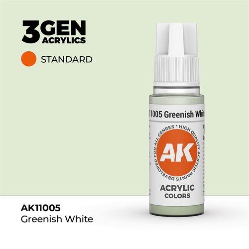 AK11005  Acrylfarbe, 17 ml, grünlichweiß - Standard