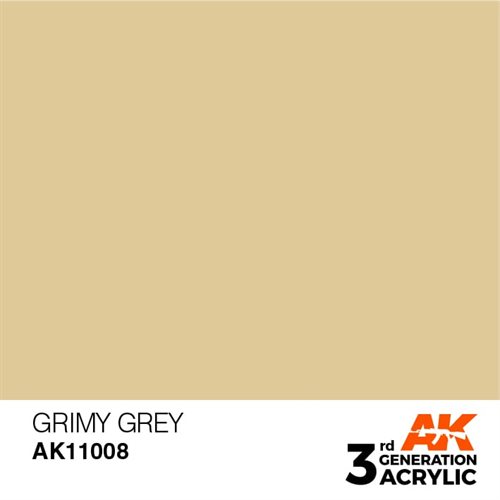 AK11008 Acrylfarbe, 17 ml, Grimy Grau