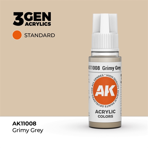 AK11008 Acrylfarbe, 17 ml, Grimy Grau
