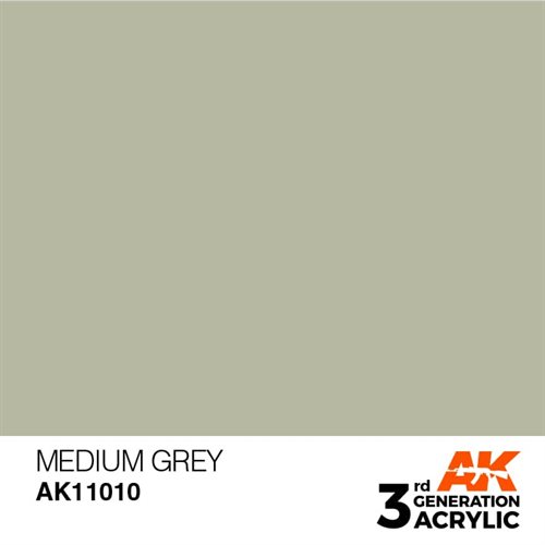 AK11010 Acrylfarbe, 17 ml, mittelgrau