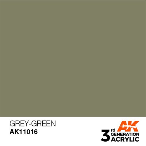 AK11016 Acrylfarbe, 17 ml, Graugrün - Standard