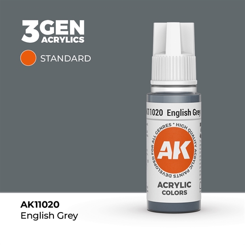 AK11020 Acrylfarbe, 17 ml, Englischgrau - Standard