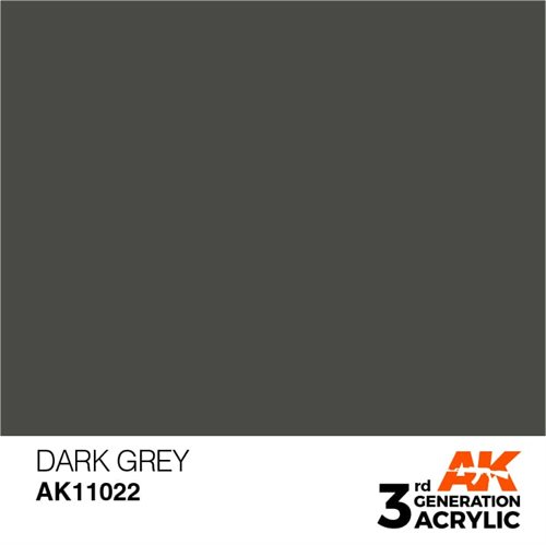 AK11022 Acrylfarbe, 17 ml, dunkelgrau - Standard