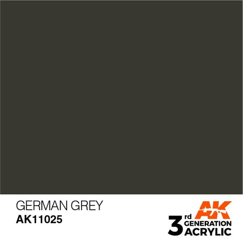 AK11025 Acrylfarbe, 17 ml, Deutschgrau - Standard
