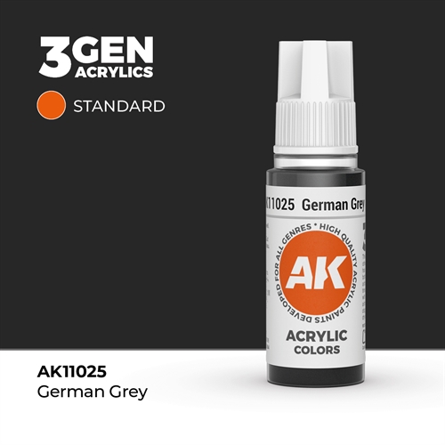 AK11025 Acrylfarbe, 17 ml, Deutschgrau - Standard