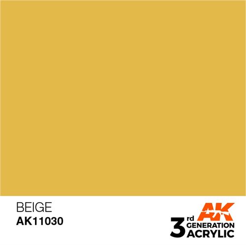AK11030 Acrylfarbe, 17 ml, Beige - Standard