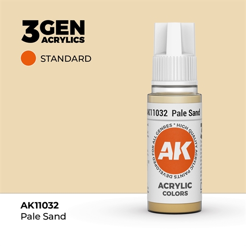 AK11032 Acrylfarbe, 17 ml, heller Sand – Standard
