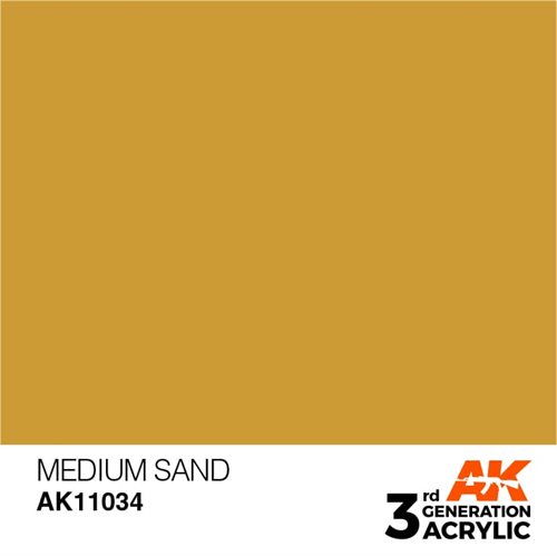AK11034 Acrylfarbe, 17 ml, mittlerer Sand – Standard