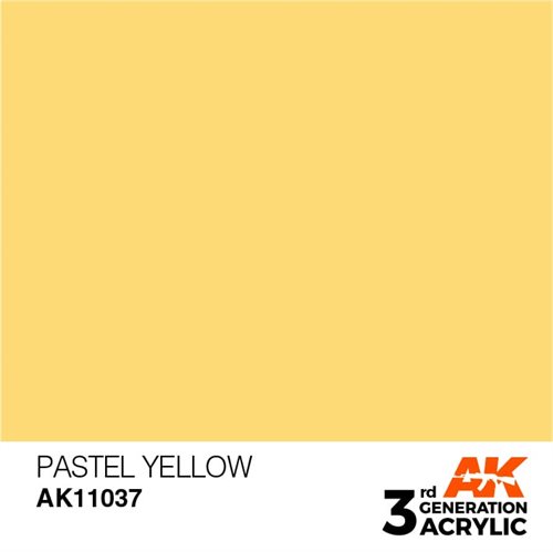 AK11037 Acrylfarbe, 17 ml, Pastellgelb - Pastell