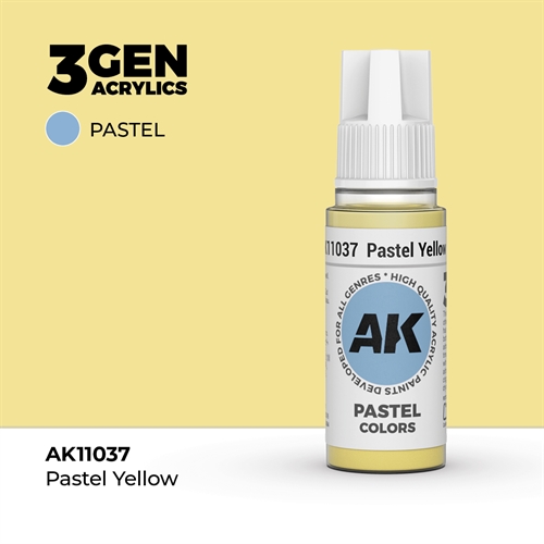 AK11037 Acrylfarbe, 17 ml, Pastellgelb - Pastell