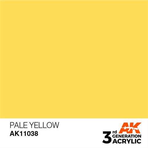 AK11038 AK11038 Acrylfarbe, 17 ml, hellgelb – Standard