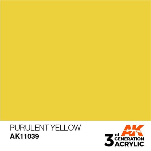 AK11039 Acrylfarbe, 17 ml, purpurgelb - Standard