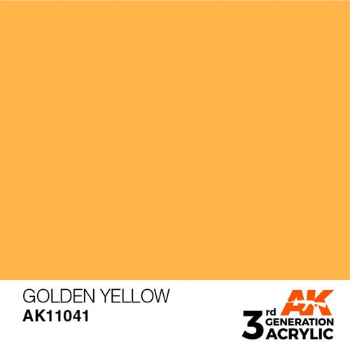 AK11041 Acrylfarbe, 17 ml, goldgelb - Standard