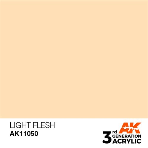 AK11050 Acrylfarbe, 17 ml, helles Fleisch – Standard