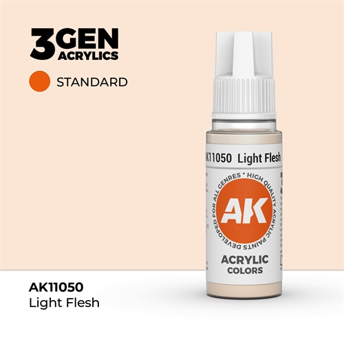 AK11050 Acrylfarbe, 17 ml, helles Fleisch – Standard