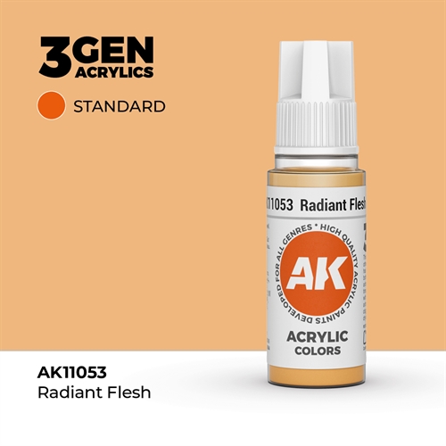 AK11053 Acrylfarbe, 17 ml, strahlendes Fleisch - Standard