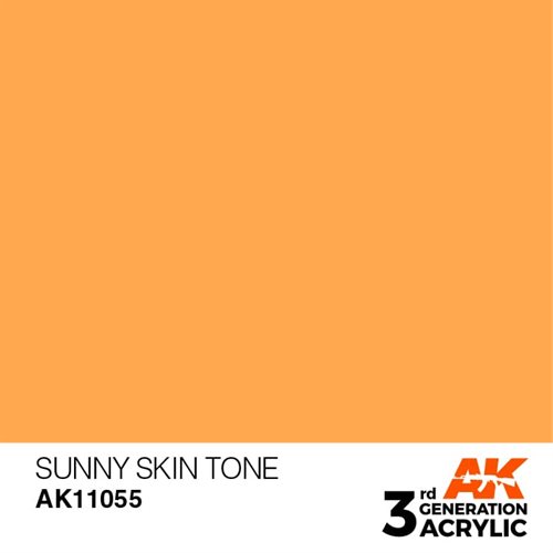 AK11055 Acrylfarbe, 17 ml, sonniger Hautton – Standard