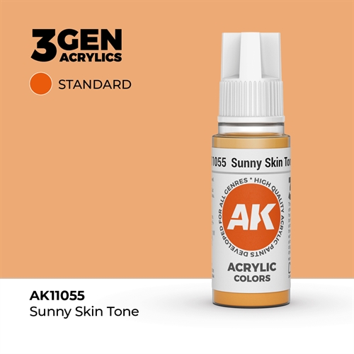 AK11055 Acrylfarbe, 17 ml, sonniger Hautton – Standard