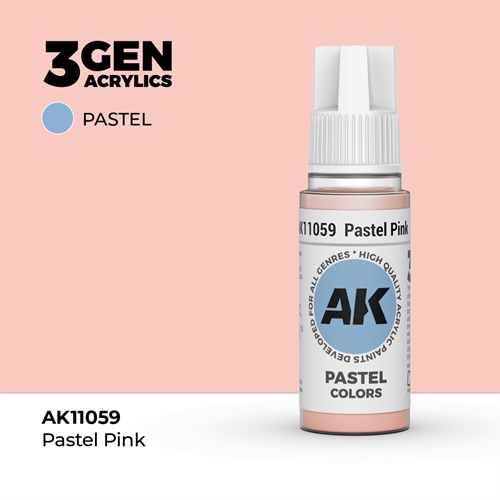 AK11059 Acrylfarbe, 17 ml, Pastellrosa - Pastell