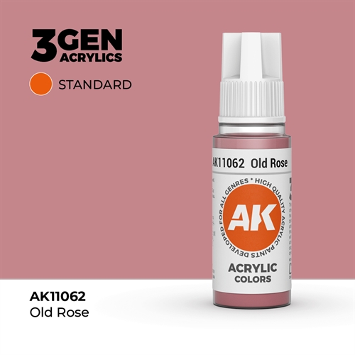 AK11062 Acrylfarbe, 17 ml, Altrosa - Standard
