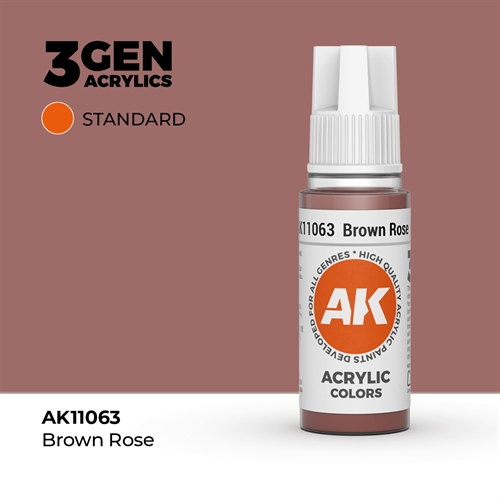 AK11063 Acrylfarbe, 17 ml, Braunrosa - Standard