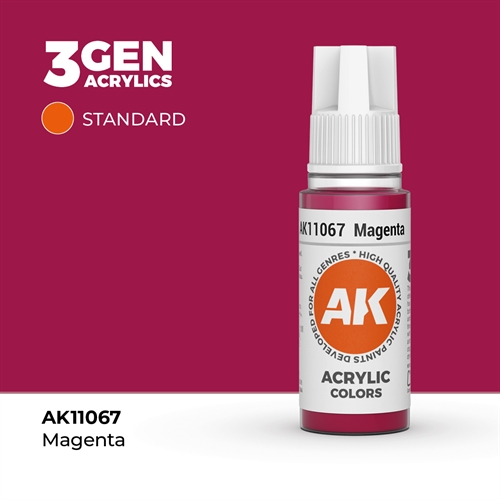 AK11067 Acrylfarbe, 17 ml, Magenta-Standard
