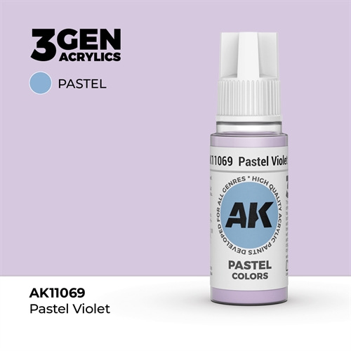 AK11069 Acrylfarbe, 17 ml, Pastellviolett - Pastell