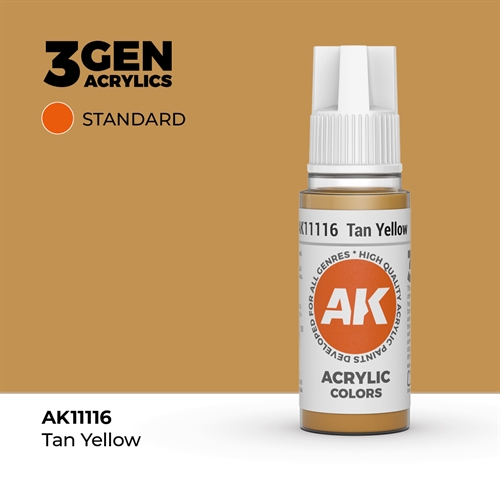 AK11116 Acrylfarbe, 17 ml, Hellbraun – Standard