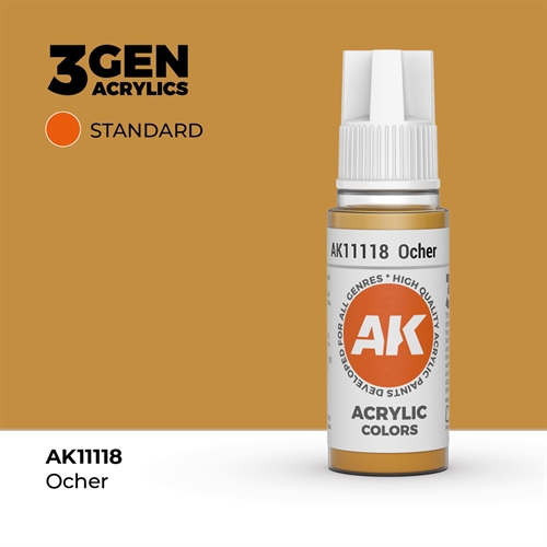 AK11118 Acrylfarbe, 17 ml, Ocker - Standard